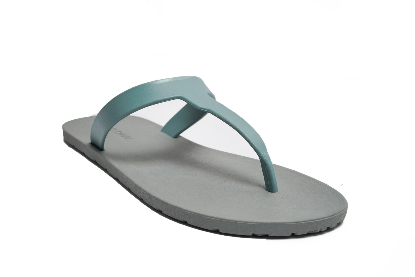 THONGS SEMELLE GRISE ET LANIÈRE GRISE
