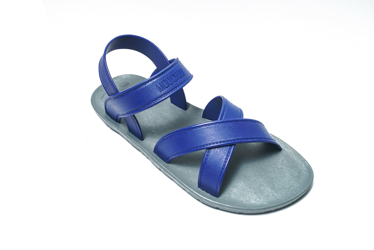 CROSS PLUS SEMELLE GRISE ET LANIÈRE BLEU