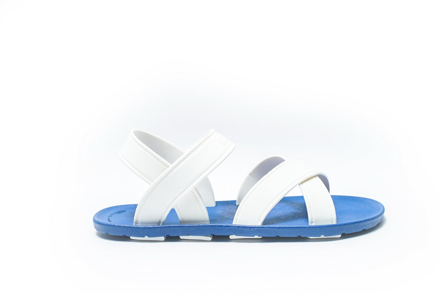 CROSS PLUS SEMELLE BLEU ET LANIÈRE BLANCHE