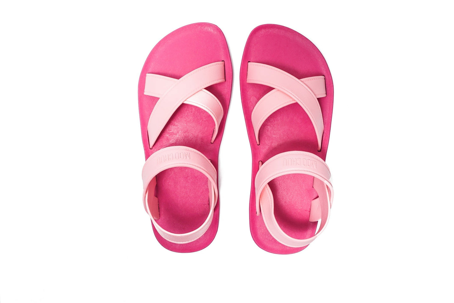 CROSS PLUS SEMELLE ROSE ET LANIÈRE ROSE CLAIR
