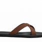 CROSS SEMELLE NOIR ET LANIÈRE MARRON