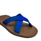 CROSS SEMELLE MARRON ET LANIÈRE BLEU