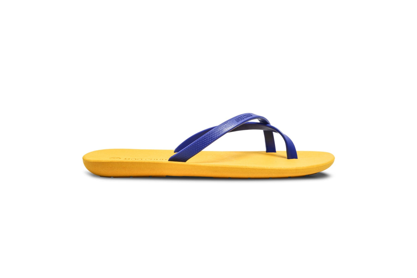 ALFA SEMELLE JAUNE ET LANIÈRE BLEU
