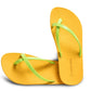 ALFA SEMELLE JAUNE ET LANIÈRE CITRON VERT