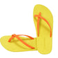 ALFA SEMELLE JAUNE ET LANIÈRE ORANGE