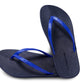 DALI FLIPPY SEMELLE NOIR ET LANIÈRE BLEU