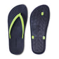 DALI FLIPPY SEMELLE NOIR ET LANIÈRE CITRON VERT