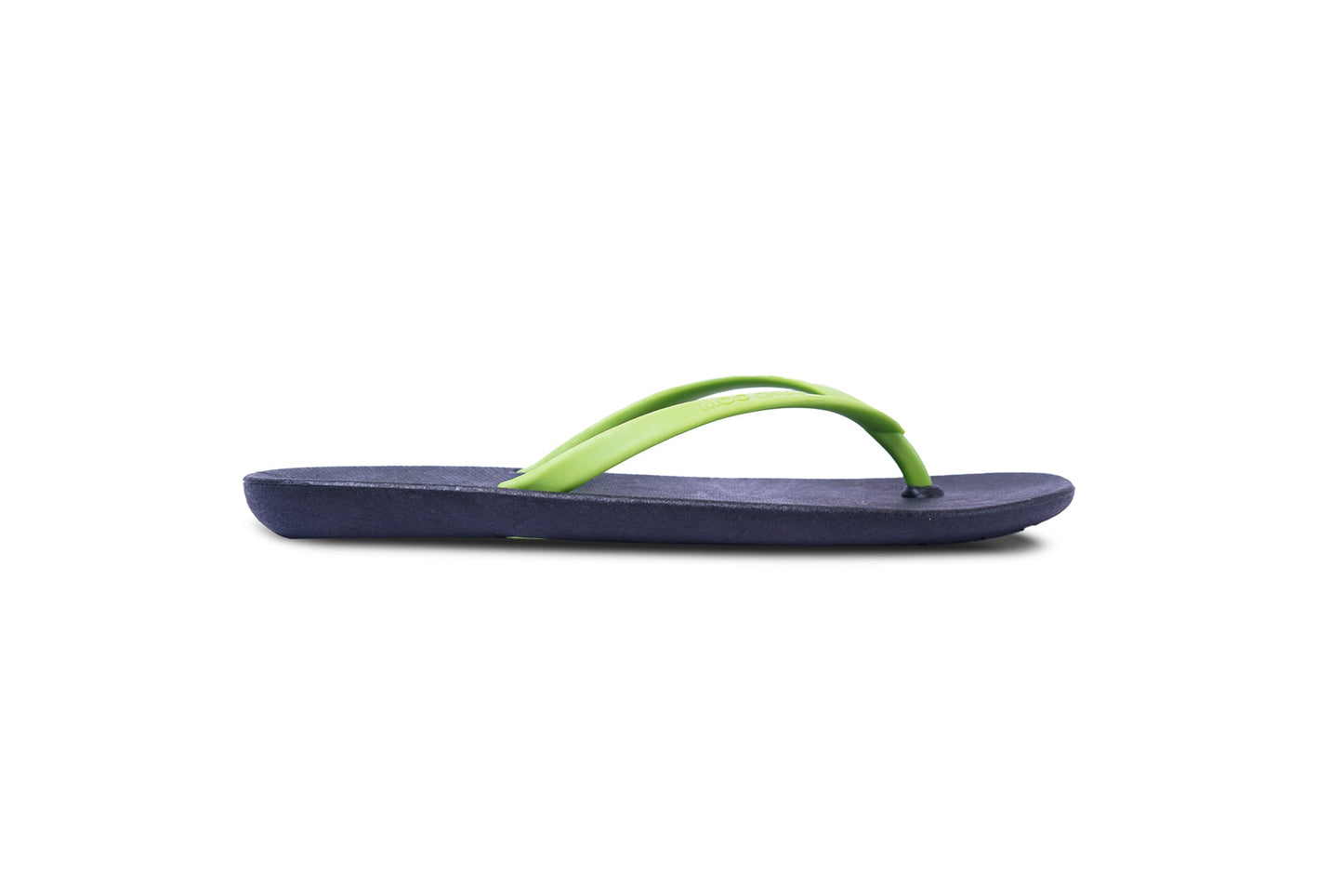 DALI FLIPPY SEMELLE NOIR ET LANIÈRE CITRON VERT