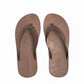 FLIPPY SEMELLE MARRON ET LANIÈRE MARRON