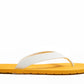FLIPPY SEMELLE JAUNE ET LANIÈRE BLANCHE