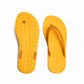 FLIPPY SEMELLE JAUNE ET LANIÈRE CARAMEL
