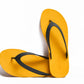 FLIPPY SEMELLE JAUNE ET LANIÈRE NOIR