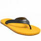 FLIPPY SEMELLE JAUNE ET LANIÈRE NOIR