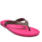 FLIPPY SEMELLE ROSE ET LANIÈRE MARRON