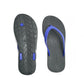 FLIPPY SEMELLE NOIR ET LANIÈRE BLEU