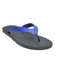 FLIPPY SEMELLE NOIR ET LANIÈRE BLEU