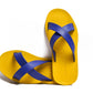 CROSS SEMELLE JAUNE ET LANIÈRE BLEU