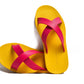 CROSS SEMELLE JAUNE ET LANIÈRE ROSE