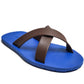 CROSS SEMELLE BLEU ET LANIÈRE MARRON