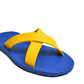 CROSS SEMELLE BLEU ET LANIÈRE JAUNE