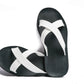 CROSS SEMELLE NOIR ET LANIÈRE BLANCHE
