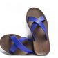 CROSS SEMELLE MARRON ET LANIÈRE BLEU