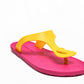 CANDY SEMELLE ROSE ET LANIÈRE JAUNE