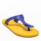 CANDY SEMELLE JAUNE ET LANIÈRE BLEU