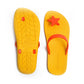 SWEETY STAR SEMELLE JAUNE ET LANIÈRE ORANGE