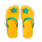 SWEETY STAR SEMELLE JAUNE ET LANIÈRE VERTE