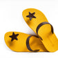 SWEETY STAR SEMELLE JAUNE ET LANIÈRE NOIR