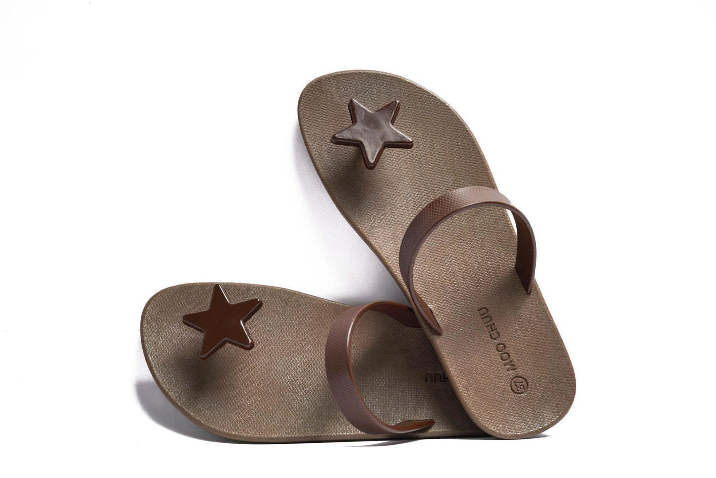 SWEETY STAR SEMELLE MARRON ET LANIÈRE MARRON