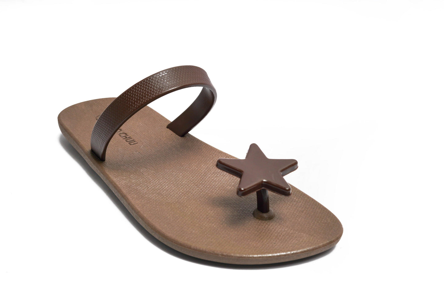 SWEETY STAR SEMELLE MARRON ET LANIÈRE MARRON