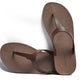 THONGS SEMELLE MARRON ET LANIÈRE MARRON