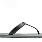 THONGS SEMELLE GRISE ET LANIÈRE NOIR