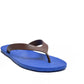 FLIPPY SEMELLE BLEU ET LANIÈRE MARRON