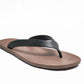 FLIPPY SEMELLE MARRON ET LANIÈRE NOIR