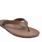 FLIPPY SEMELLE MARRON ET LANIÈRE MARRON