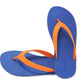 FLIPPY SEMELLE BLEU ET LANIÈRE ORANGE