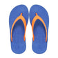 FLIPPY SEMELLE BLEU ET LANIÈRE ORANGE