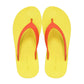 FLIPPY SEMELLE JAUNE ET LANIÈRE ROUGE