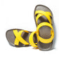 CROSS PLUS SEMELLE MARRON ET LANIÈRE JAUNE