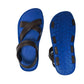 CROSS PLUS SEMELLE BLEU ET LANIÈRE MARRON