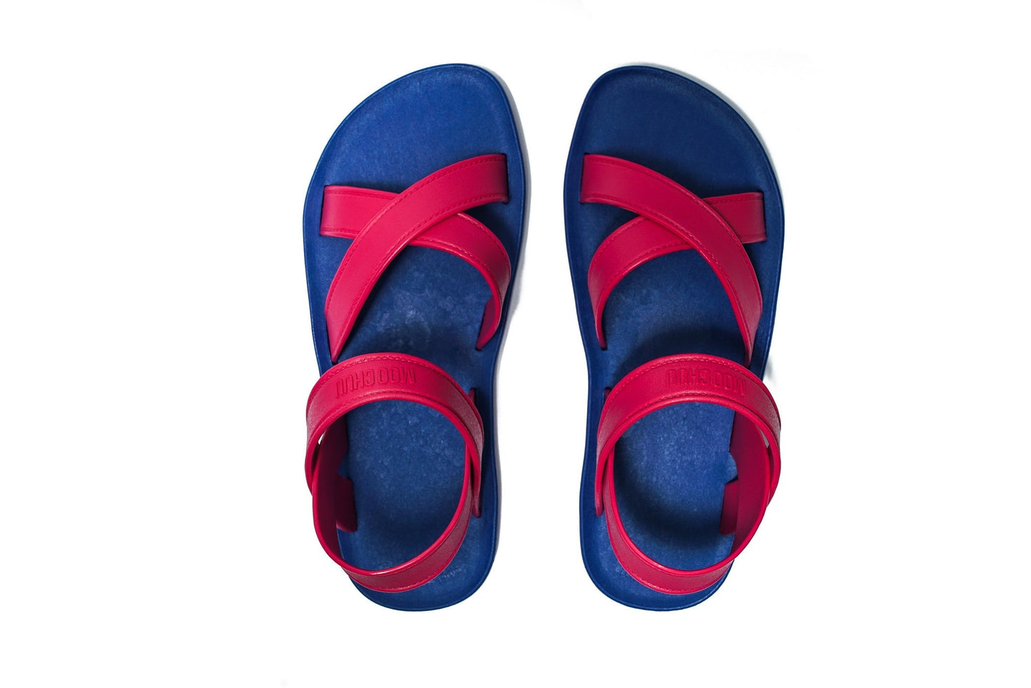 CROSS PLUS SEMELLE BLEU ET LANIÈRE ROSE