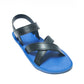 CROSS PLUS SEMELLE BLEU ET LANIÈRE NOIR