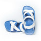 CROSS PLUS SEMELLE BLEU ET LANIÈRE BLANCHE