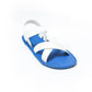 CROSS PLUS SEMELLE BLEU ET LANIÈRE BLANCHE