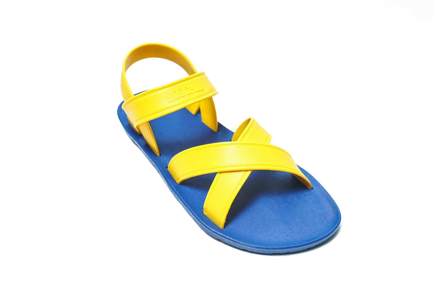 CROSS PLUS SEMELLE BLEU ET LANIÈRE JAUNE