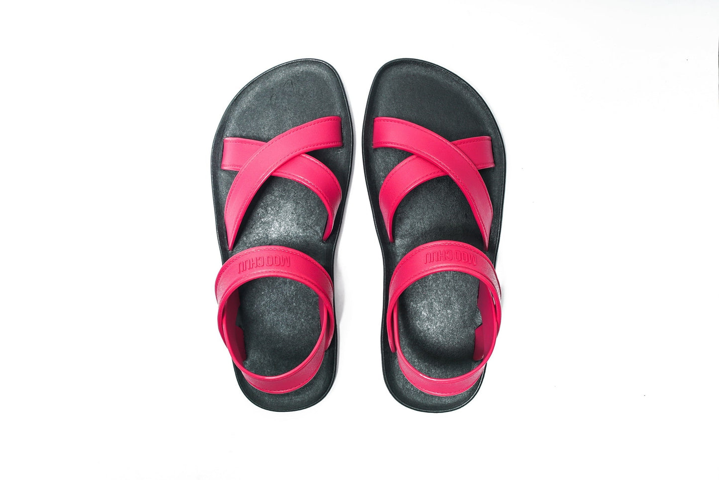 CROSS PLUS SEMELLE NOIR ET LANIÈRE ROSE