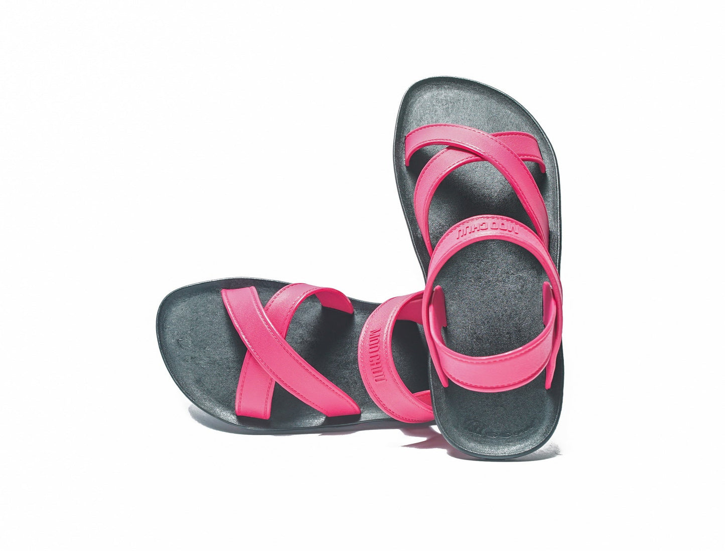 CROSS PLUS SEMELLE NOIR ET LANIÈRE ROSE